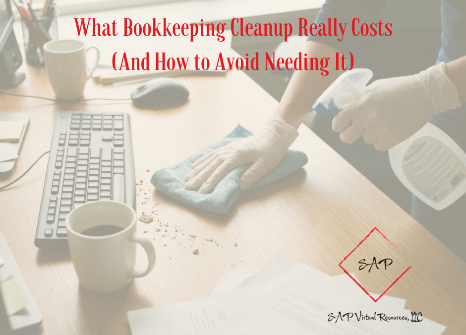 What Bookkeeping Cleanup Really Costs (And How To Avoid Needing It)
